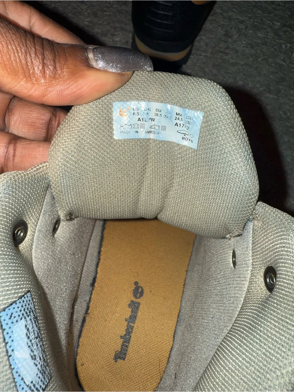 Timberland Kids Two-Tone Waterproof Boots in Wheat and Black